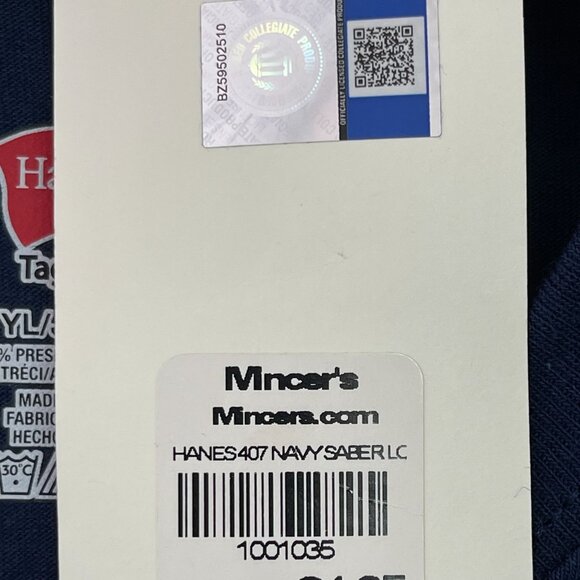 NWT Hanes Kid's Blue Short Sleeve UVA Virginia Cavaliers Basic Logo T-Shirt - Picture 5 of 8